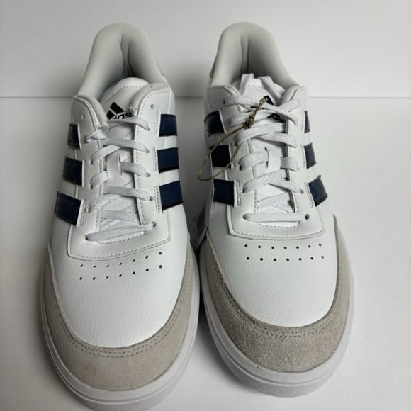 Adidas Men’s Courtblock Lace-Up Sneakers White, Size 11 M main image 5